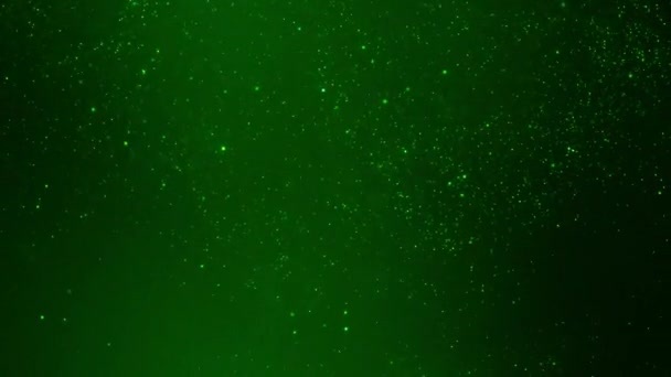 Résumé Ressources Durables Fond Boucle Particules Algues Vertes Concept Animation — Video