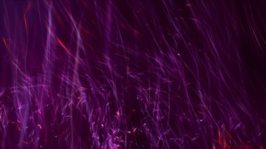 Mor kırmızı, parlayan parçacık ışık çizgileri. Şenlikli, parlak, lüks ürün sergisi. Yumuşak, zarif, fütüristik ortam ve kutlama arkaplanı. 3B illüstrasyon afişi duvar kağıdı arkaplanı.