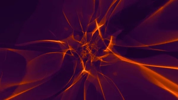 Abstraktes Orangefarbenes Energiefeld Des Plasmanebels Auf Violettem Hintergrund Konzept Generative Stockfoto