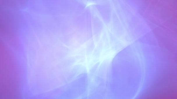 紫の抽象的な3次元のグラフィック煙波のパターン形の背景ループ コピースペースのための3Dアニメーションデザインのバックドロップコンセプトテンプレートと科学と医療技術のショーケース — ストック動画