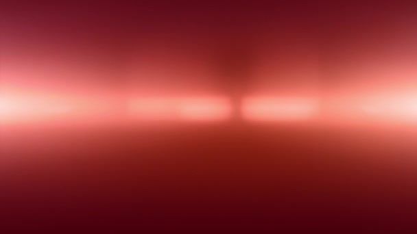 Abstraktní Červené Oranžové Čočky Světlice Gradient Překrývají Světlo Únik Smyčka — Stock video