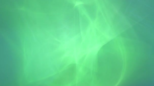 Zelená Abstraktní Trojrozměrná Grafická Smyčka Tvaru Kouřové Vlny Pozadí Animace — Stock video