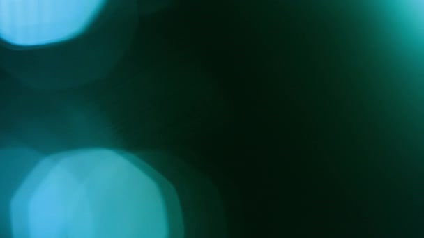 Абстрактний Темно Зелений Синій Цикл Боке Накладання Фонового Ефекту Який — стокове відео