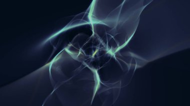 Mavi arka planda soyut döner plazma nebulası enerji alanı. Psikedelik evrimleşen grafiksel alevlenme grafiksel arka plaka fotokopi uzay tasarım elementinin 3 boyutlu üretici sanat illüstrasyonunu kabul et