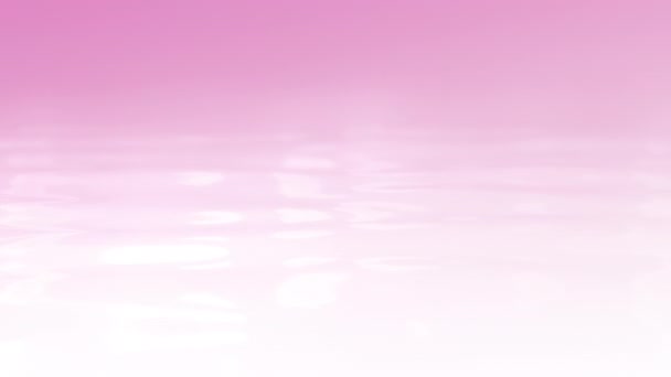 粉红玫瑰梯度乳液面美感护理背景图 概念3D动画创意平滑水运动背板 清洁水化概念及护身产品展示背景 — 图库视频影像