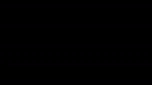 Студійний Знімок Справжньої Металевої Різнокольорової Конфітюрної Мішури Ізольовані Партійні Поп — стокове відео