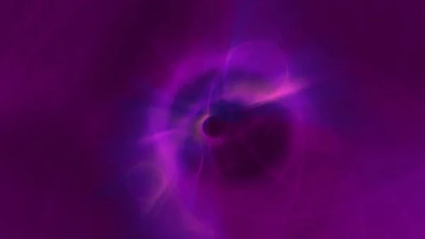 Abstract Draaiende Lensflare Met Magenta Blauw Violet Prisma Gekleurde Gebogen — Stockfoto