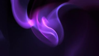 fantezi kaotik renkli fraktal desen. Soyut fraktal şekiller. 3D canlandırma 