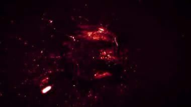 hayal ürünü bereketli fraktal doku soyut arkaplan animasyonu oluşturdu 