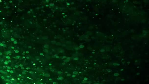 Astratto Elegante Verde Neutro Full Frame Bokeh Cerchio Sfondo Concetto — Video Stock
