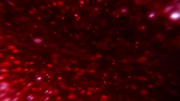 Abstrato Elegante Vermelho Neutro Full Frame Bokeh Círculo Fundo Modelo — Vídeo de Stock