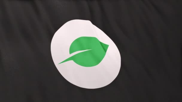 Λογότυπο Εικονιδίου Xch Chia Coin Φόντο Μαύρου Banner Έννοια Animation — Αρχείο Βίντεο