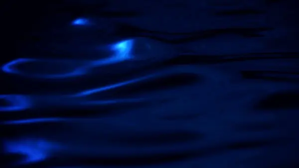 Elegante Abstrato Close Macro Onda Água Loop Fundo Neon Blue — Fotografia de Stock