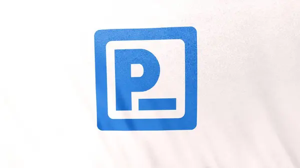 Presearch Pre Coin Icon Logo White Flag Banner Background Concept — Stock Photo, Image