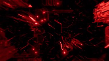 soyut teknoloji animasyon tasarımı