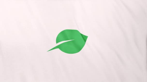 Xch Chia Coin Icon Logo Auf Weißem Fahnenbanner Hintergrund Konzept — Stockvideo