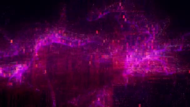 Fantasía Caótica Patrón Fractal Colorido Formas Fractales Abstractas Renderizado Animación — Vídeo de stock