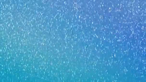 Blauw Water Oppervlakte Textuur Animatie — Stockvideo