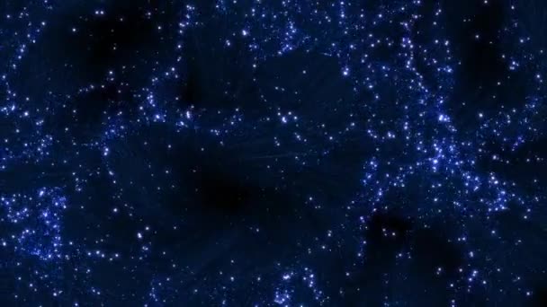Gece Gökyüzünde Yıldızlar — Stok video