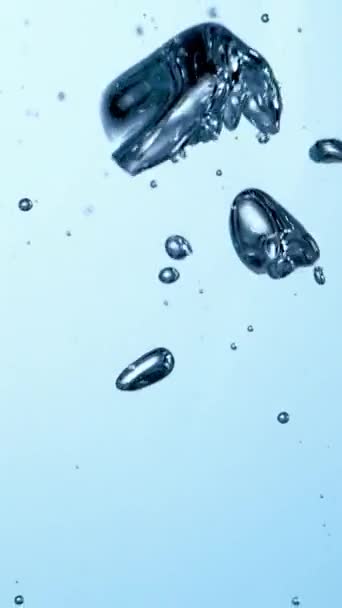 Fışkırtıcı Köpük Temiz Kozmetik Hijyen Yenilenebilir Enerji Stüdyo Çekimlerinde Suyun — Stok video