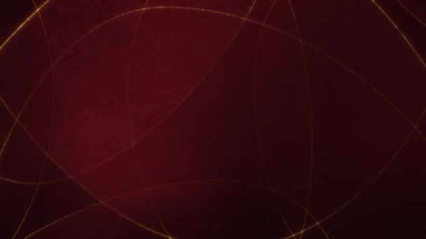 Абстрактные Бирюзово Красные Круги Заднем Плане Цветной Рисунок Копирования Космического — стоковое видео