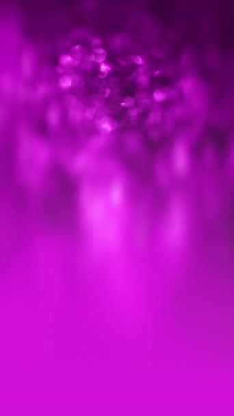 Abstrait Magenta Violet Boucle Bokeh Rose Effet Fond Superposition Modèle — Video