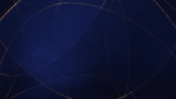Абстрактные Бирюзово Синие Круги Заднем Плане Цветной Рисунок Копирования Космического — стоковое видео