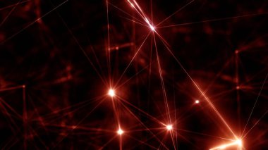 Plexus Çizgilerinin Soyut Arkaplanı, Çokgen