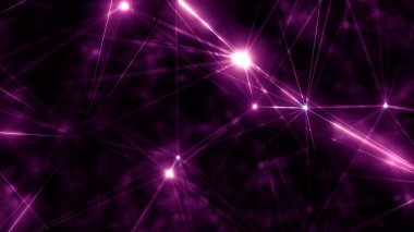 Plexus Çizgilerinin Soyut Arkaplanı, Çokgen