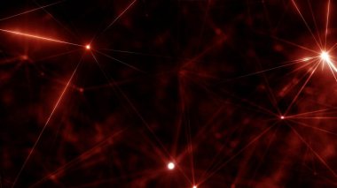 Plexus Çizgilerinin Soyut Arkaplanı, Çokgen