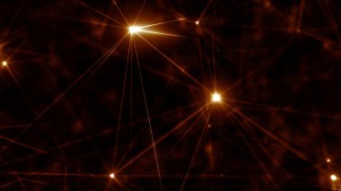 Plexus Çizgilerinin Soyut Arkaplanı, Çokgen