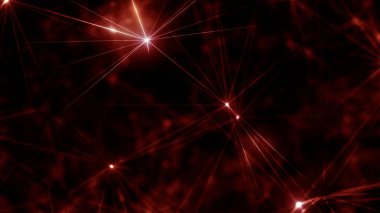 Plexus Çizgilerinin Soyut Arkaplanı, Çokgen