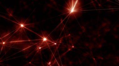 Plexus Çizgilerinin Soyut Arkaplanı, Çokgen