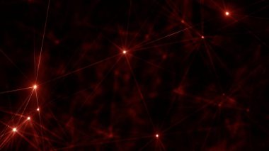 Plexus Çizgilerinin Soyut Arkaplanı, Çokgen