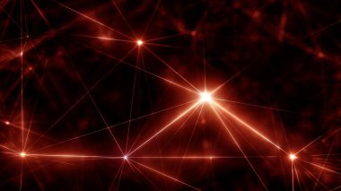 Plexus Çizgilerinin Soyut Arkaplanı, Çokgen