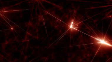 Plexus Çizgilerinin Soyut Arkaplanı, Çokgen