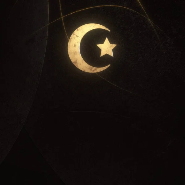 Arabische Abstracte Islamitische Achtergrond Met Arabische Symbolen — Stockfoto