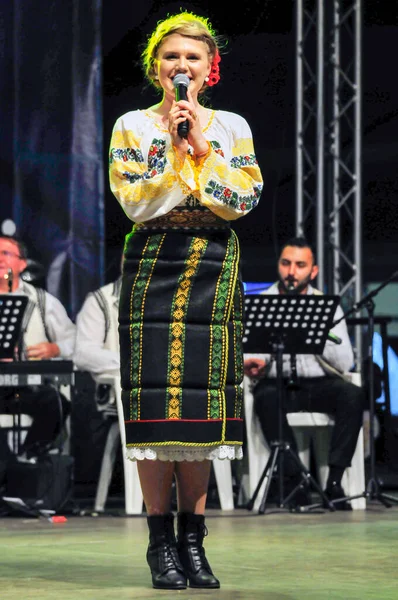 Taruju Jiu Romania May 2018 認定を必要としないイベント Bucovina Attaruju市日の衣装アーティスト — ストック写真
