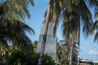 Palm trees line the highways of the Riviera Maya, considered a Mexican paradise renowned for its historic tourist base with high end hotels and restaurants