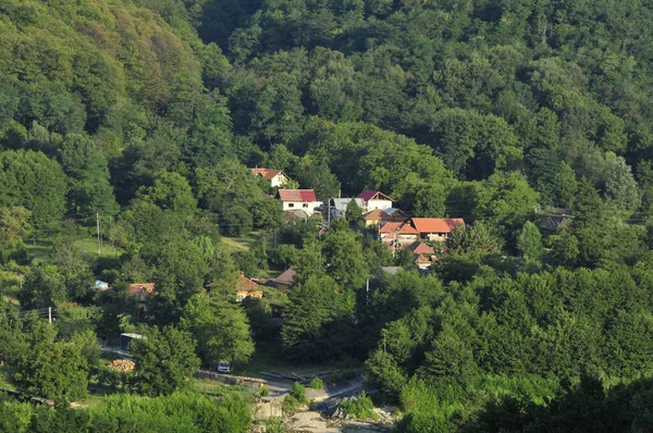 Krajobraz Rejonie Novaci Zakątek Nieba Podnóża Karpat Oficjalnie Certyfikowany 1502 — Zdjęcie stockowe