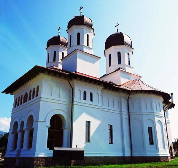 Chiesa Muraria Nella Città Novaci Una Chiesa Cristiana Ortodossa Costruita — Foto Stock