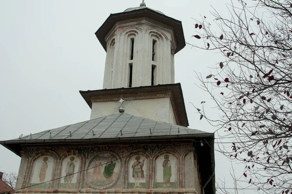 Iglesia Ortodoxa Targu Jiu Dedicada Los Santos Jerarca Nicolae Andrei — Foto de Stock