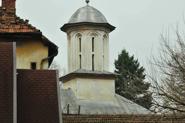 Den Ortodokse Kirke Targu Jiu Dedikeret Til Hellige Hierarch Nicolae - Stock-foto