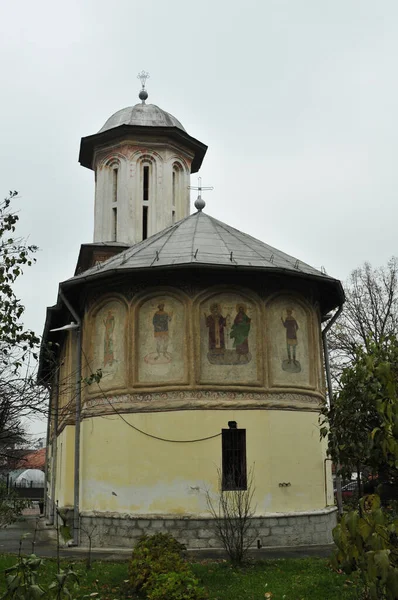 Targu Jiu Ortodoks Kilisesi 1795 Yılında Başrahip Andrei Schevofilax Eşi — Stok fotoğraf