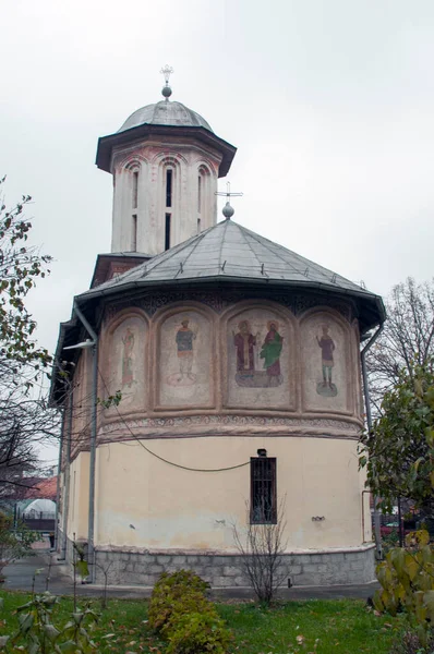 Die Orthodoxe Kirche Targu Jiu Die Den Heiligen Hierarchen Nicolae — Stockfoto