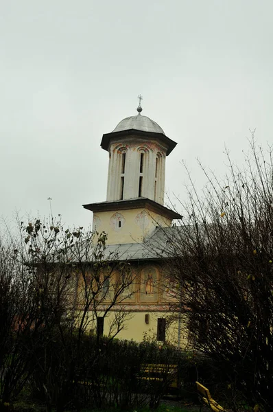 Cerkiew Prawosławna Targu Jiu Poświęcona Świętym Hierarchowi Mikołajowi Andriejowi Założona — Zdjęcie stockowe