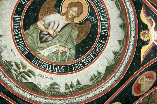 Православна Церква Таргу Цзю Присвячена Святим Ієрарху Ніколає Андрію Заснована — стокове фото