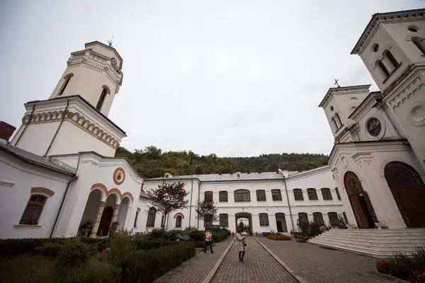 Monastère Bistrita Fondation Orthodoxe Des Boyards Craiovesti Situé Dans Village — Photo