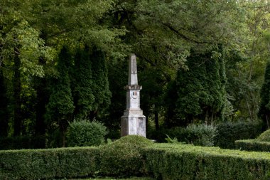 Viterbo, Lazio, İtalya 'daki eski mezarlık.