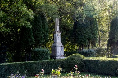 Viterbo, Lazio, İtalya 'daki eski mezarlık.